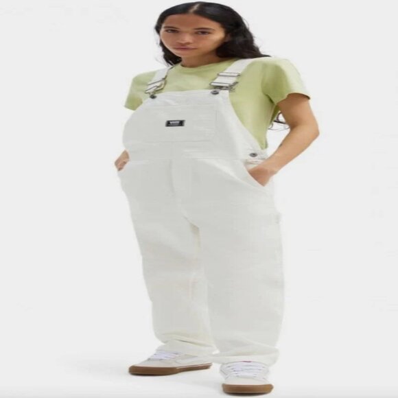 ✨ NWT - VANS "Ground Work" Overalls – Marshmallow White - Size Large✨ NOICE! - Picture 6 of 15